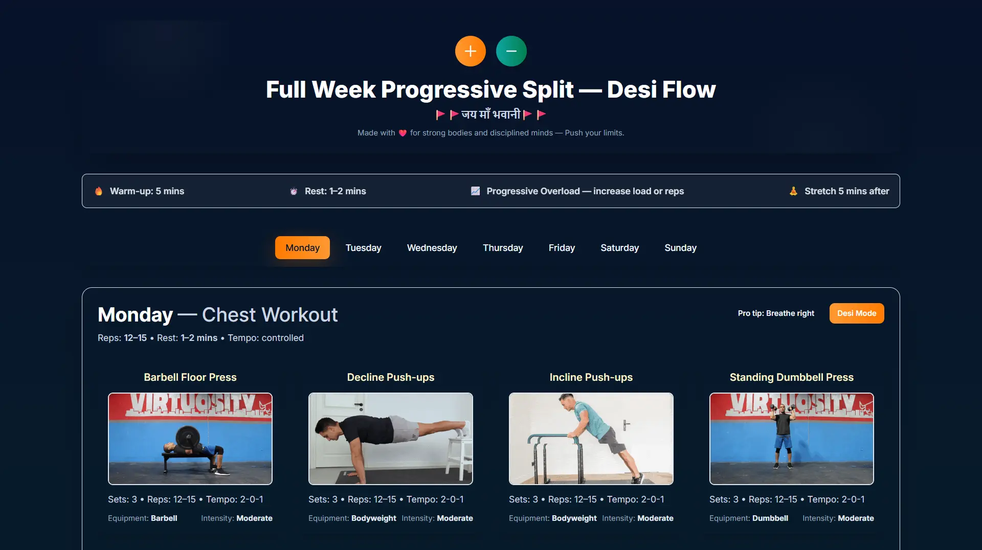 Workout Planner